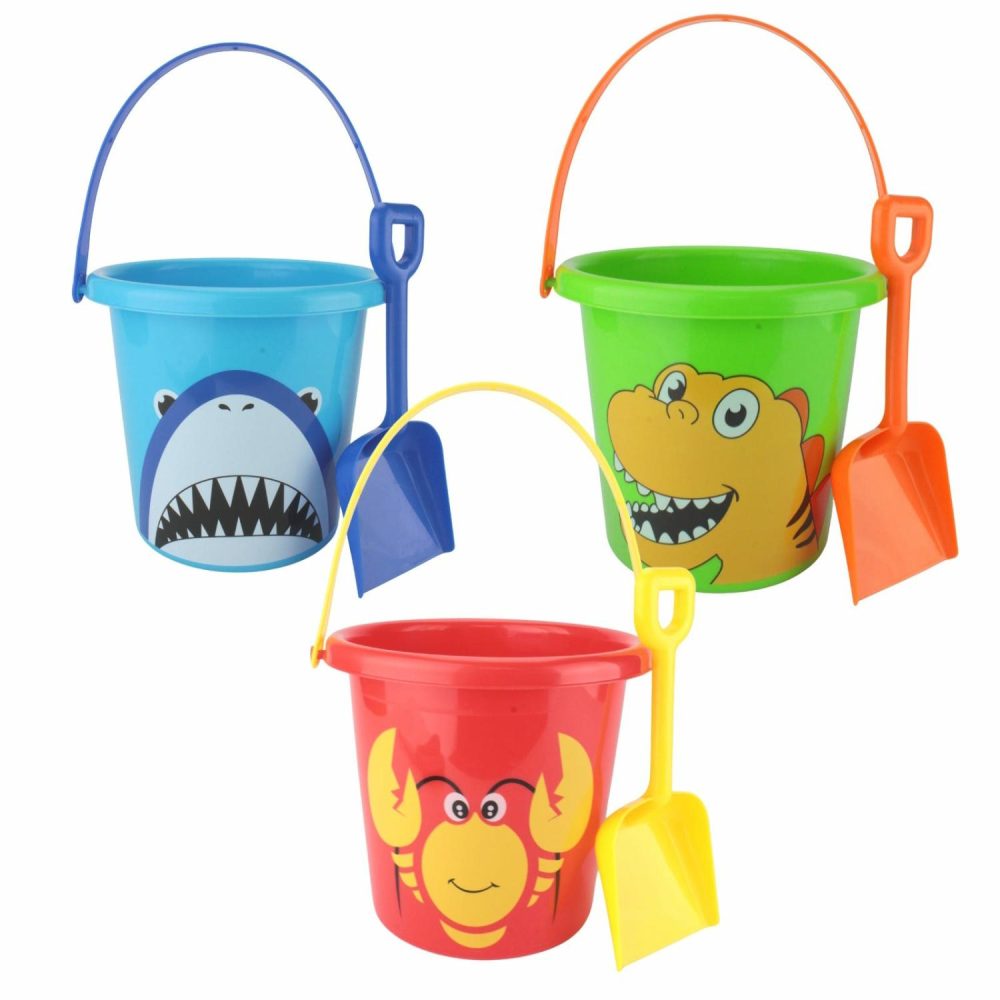 Toys | Colourful Animal Beach Bucket And Shovel Set Toys