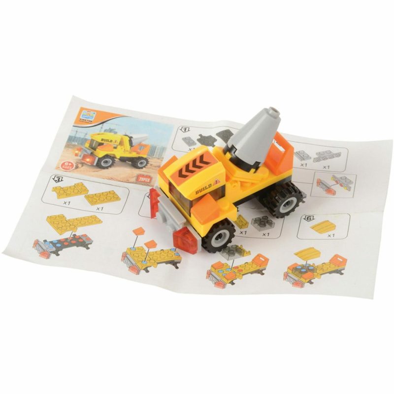 Toys | Construction Vehicles Bricks Building Sets (Pack Of 12) Toys Toys