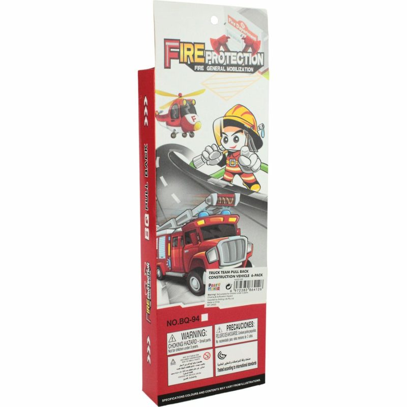 Toys | Fire Pull Back Vehicles (Pack Of 5) Toys Toys