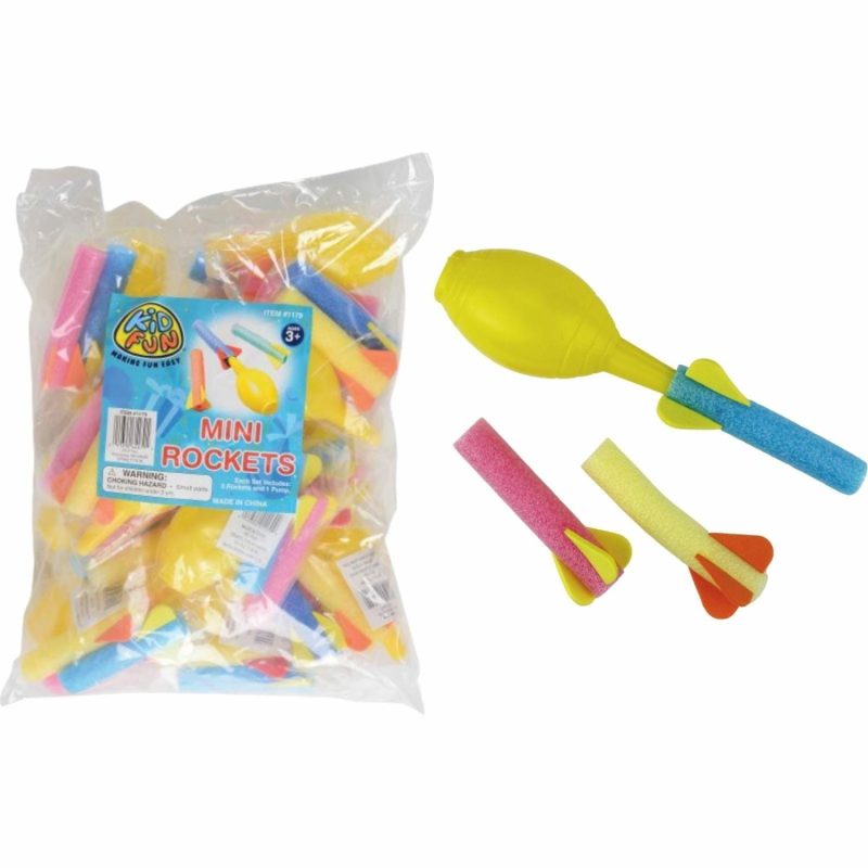 Toys | Mini Foam Rocket Launcher Set (Pack Of 12) Toys Toys