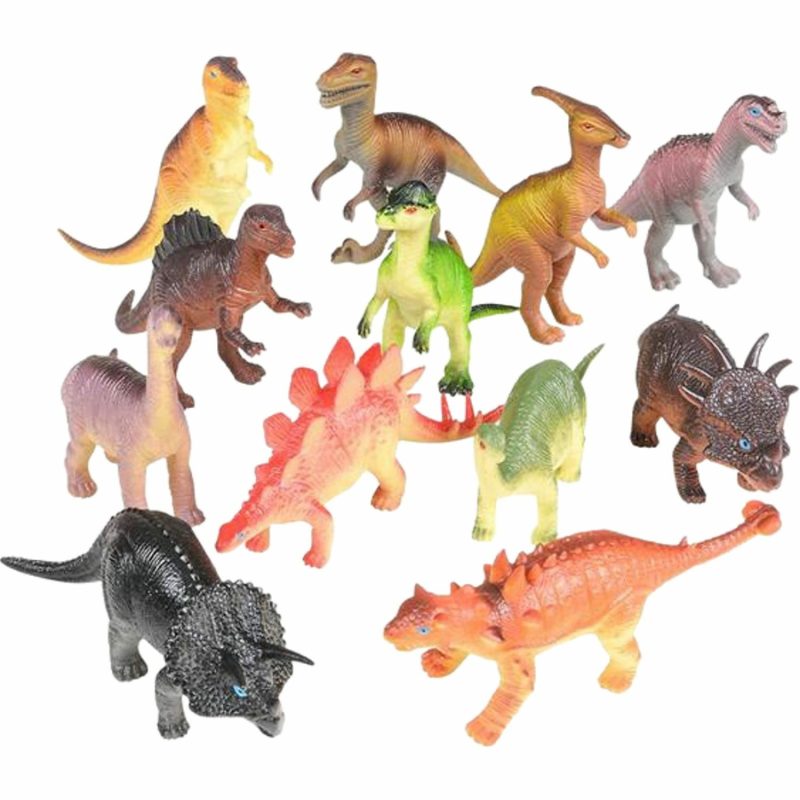 Toys | Plastic Dinosaur Figurine Toys (Pack Of 12) Toys Toys