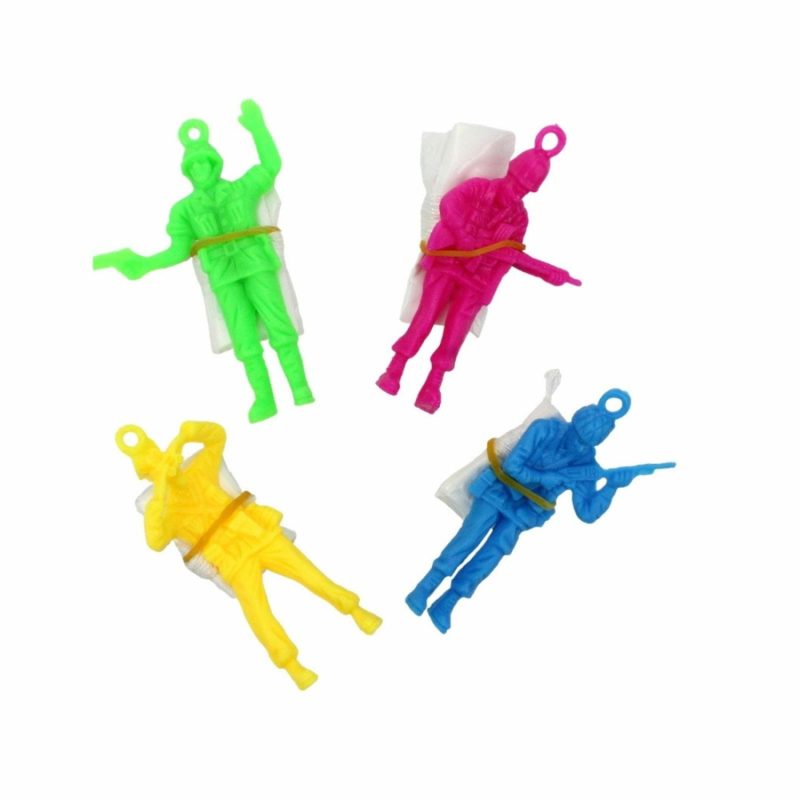 Toys | Plastic Toy Army Paratroopers (Pack Of 4) Toys Toys