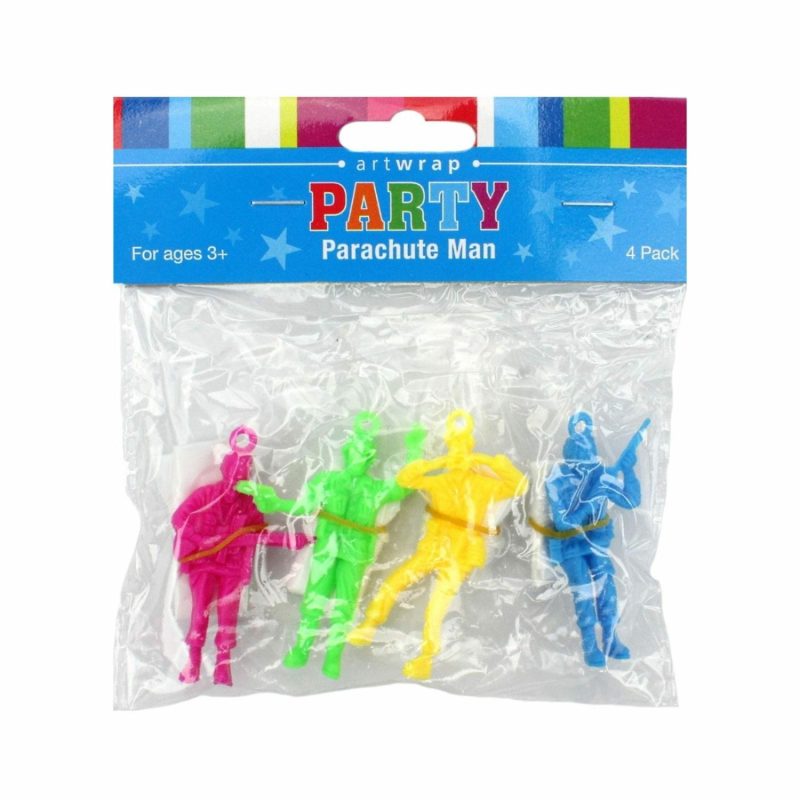 Toys | Plastic Toy Army Paratroopers (Pack Of 4) Toys Toys