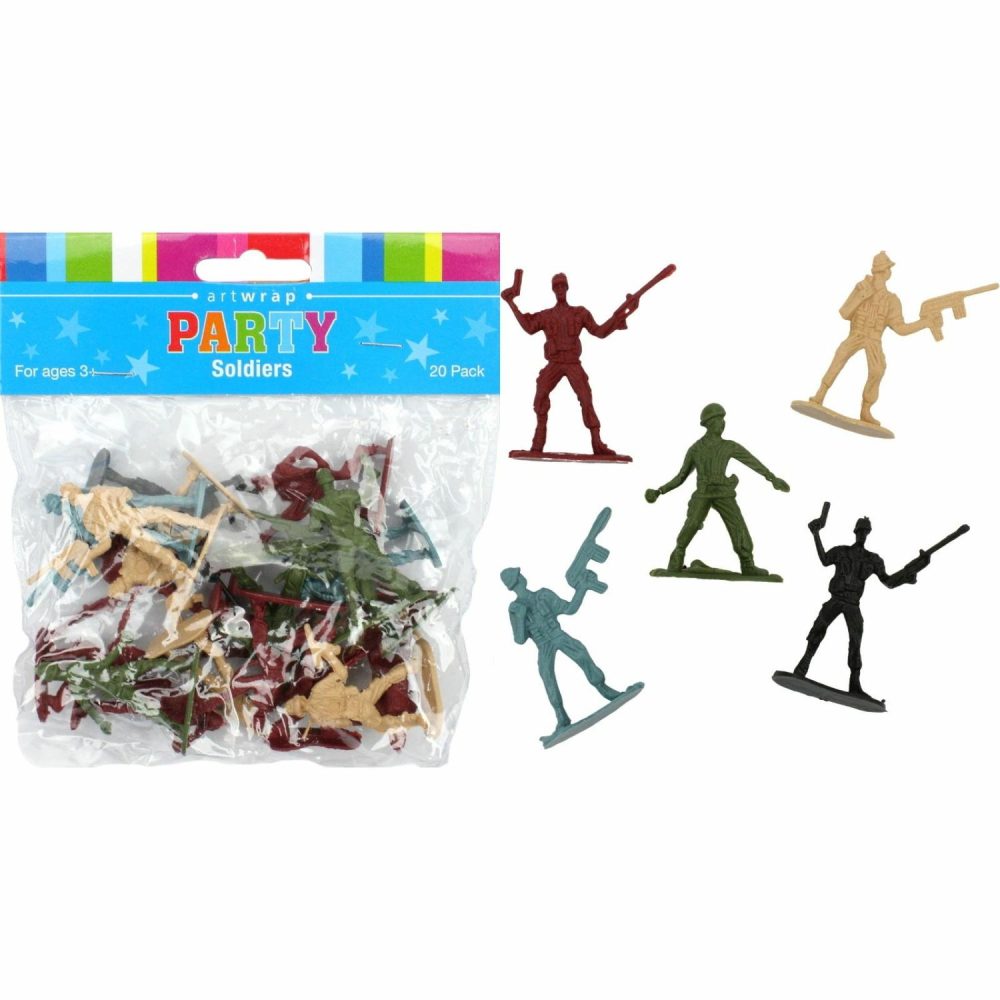 Toys | Plastic Toy Army Soldiers (Pack Of 20) Toys Toys