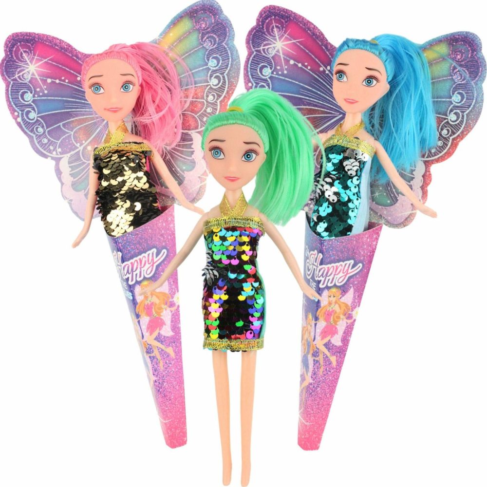 Toys | Sequin Fairy Cone Doll (1 Only) Toys Toys