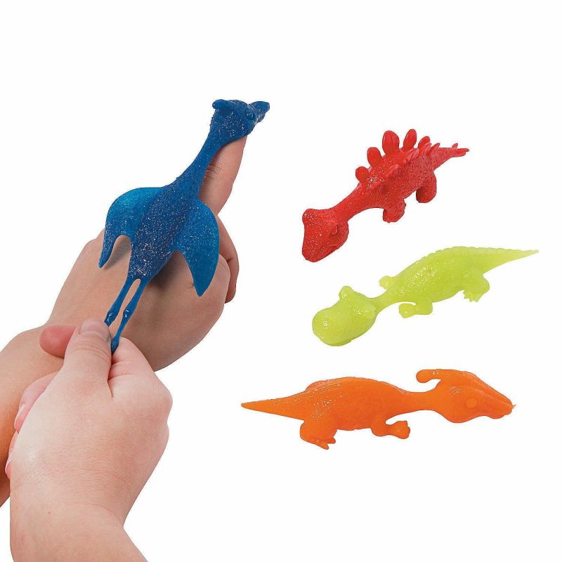 Toys | Stretchy Dinosaur Flingers Toys (Pack Of 12) Toys Toys