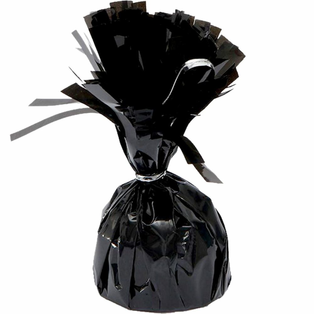 Weights, Sticks & Accessories | Black Foil Balloon Weight 11Cm Balloons Weights, Sticks & Accessories