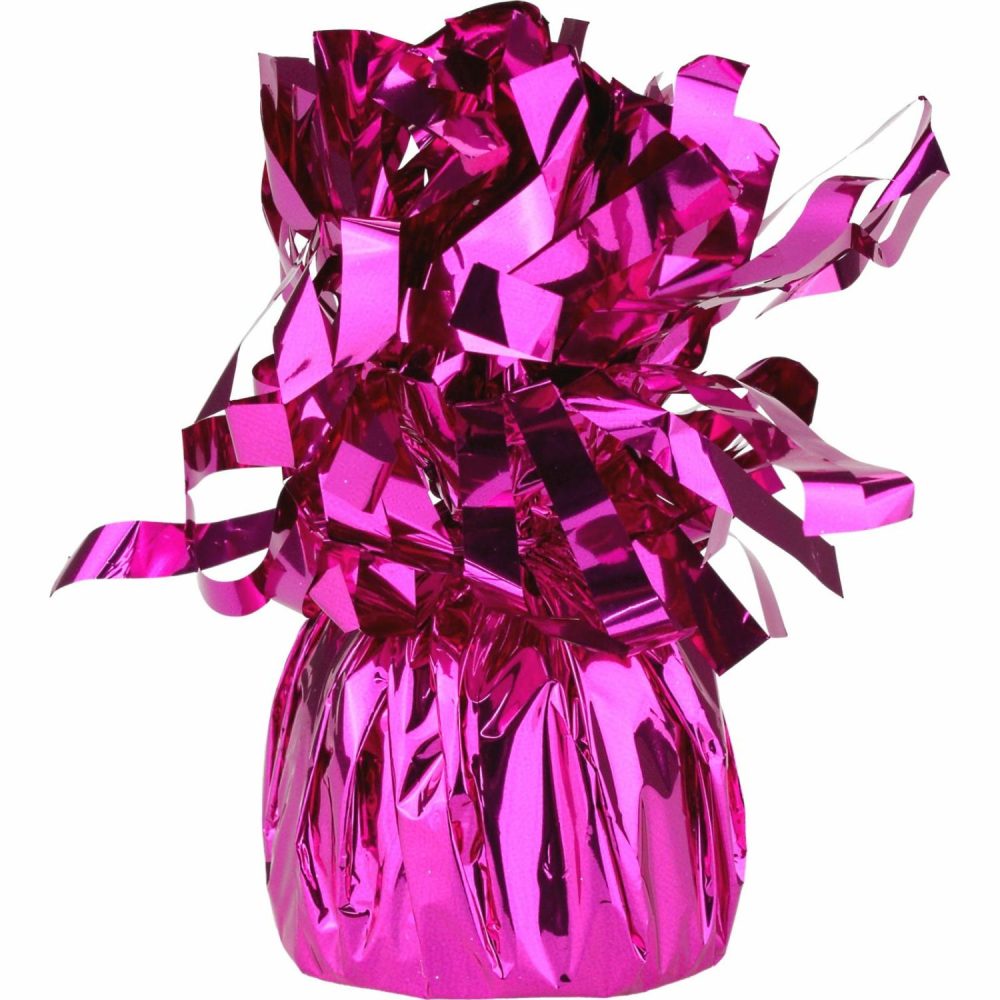 Weights, Sticks & Accessories | Hot Pink Foil Balloon Weight 11Cm Balloons Weights, Sticks & Accessories