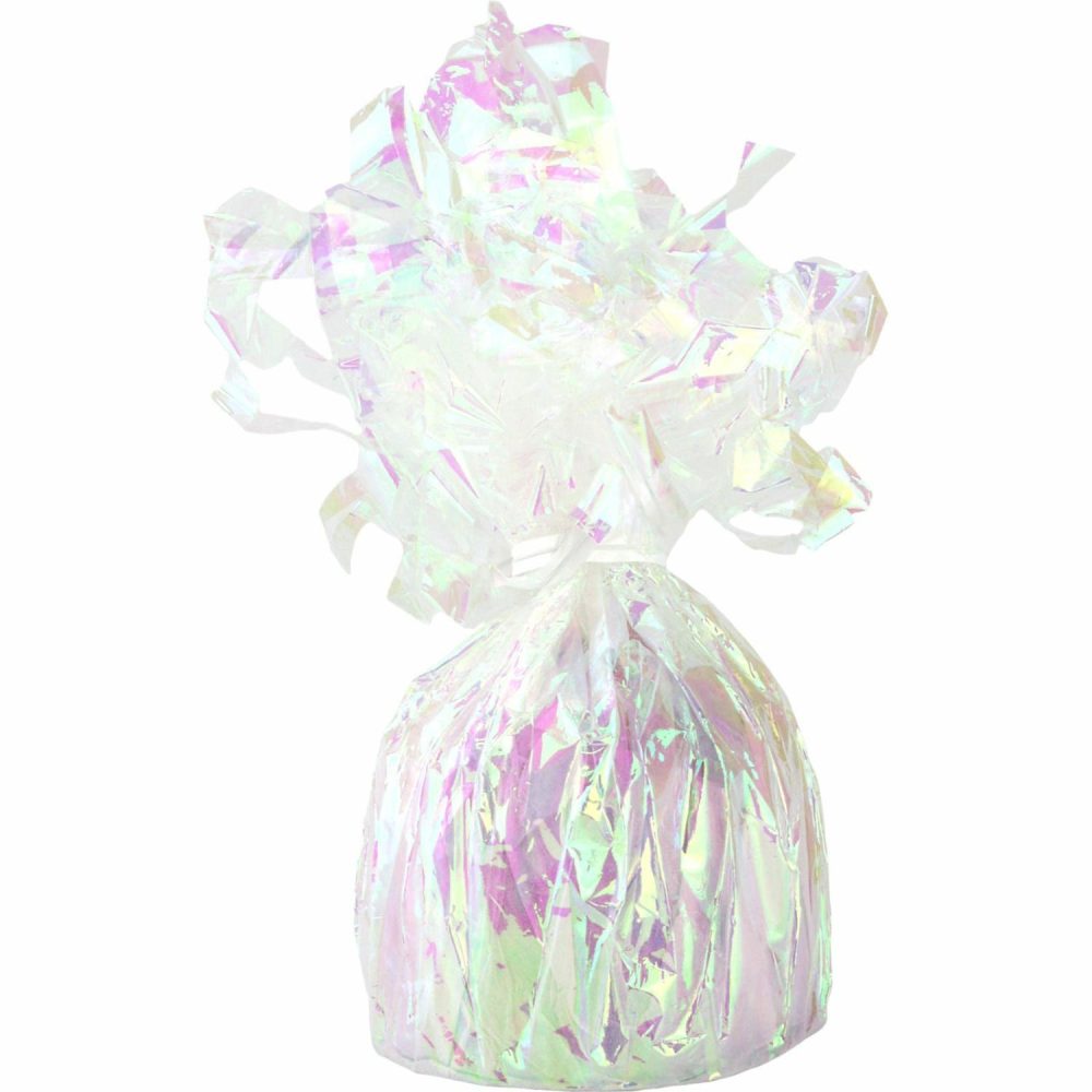 Weights, Sticks & Accessories | Iridescent Cellophane Balloon Weight 11Cm Balloons Weights, Sticks & Accessories