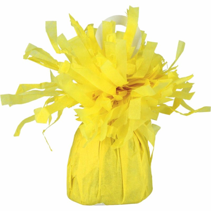 Weights, Sticks & Accessories | Pastel Yellow Tissue Paper Balloon Weight Balloons Weights, Sticks & Accessories