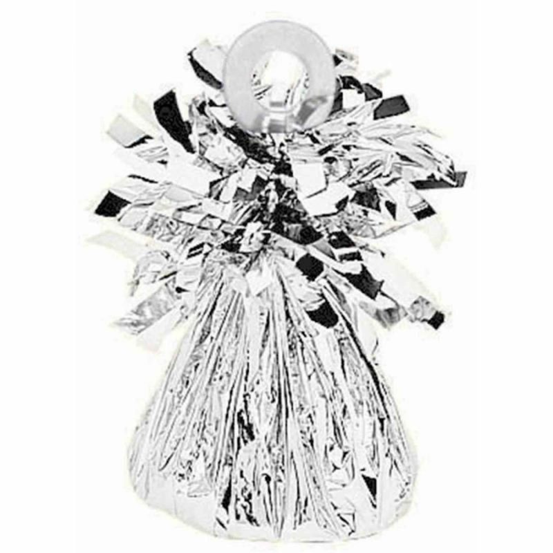 Weights, Sticks & Accessories | Small Silver Foil Balloon Weight Balloons Weights, Sticks & Accessories