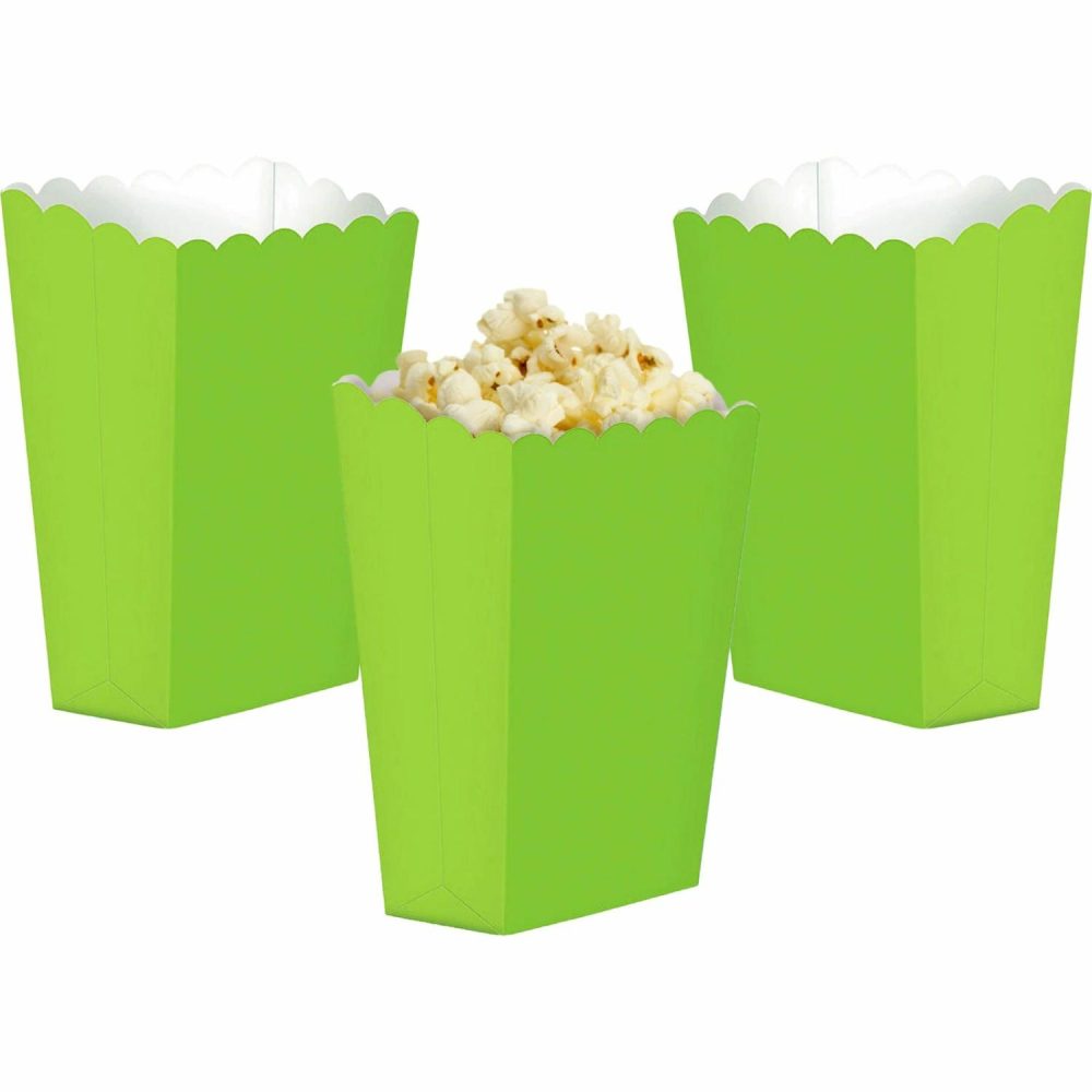 Party Boxes & Containers | Lime Green Treat Boxes (Pack Of 5) Gifts Party Boxes & Containers