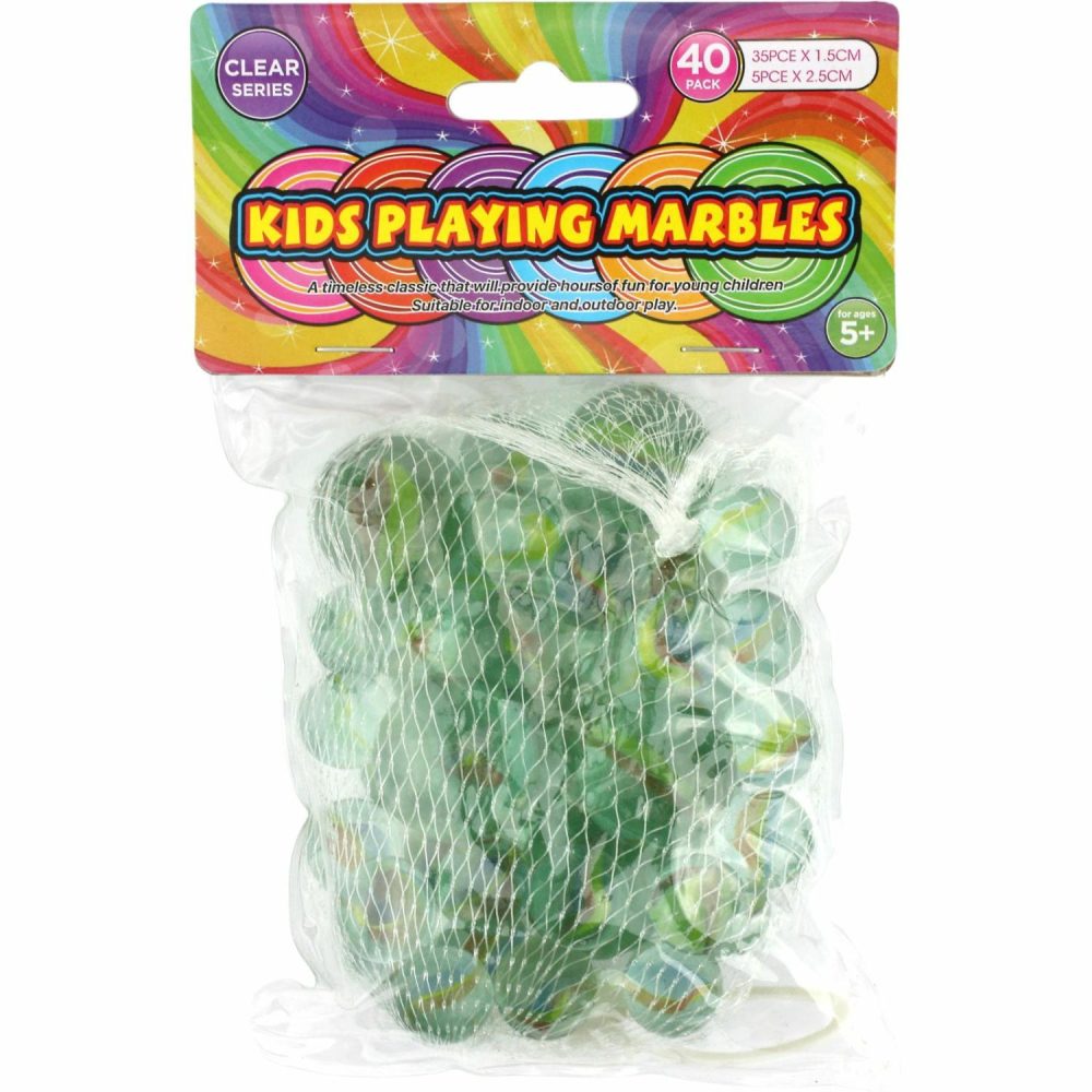 Toys | Glass Marbles (Pack Of 40) Toys Toys