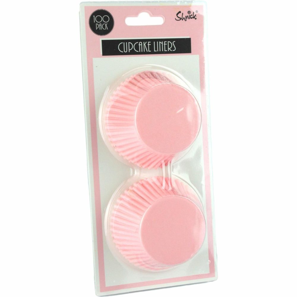 Baking Cups | Light Pink Baking Cups 48Mm (Bulk Pack Of 100) Baking & Cake Decorating Baking Cups