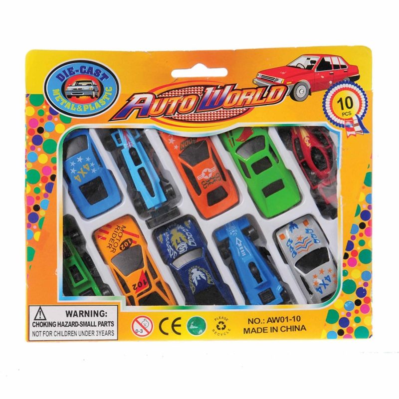 Toys | Toy Race Car Set (Pack Of 10) Toys Toys