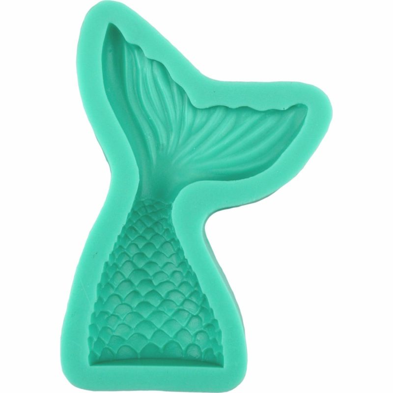 Chocolate Making | Mermaid Tail Silicone Mould 10Cm Baking & Cake Decorating Chocolate Making