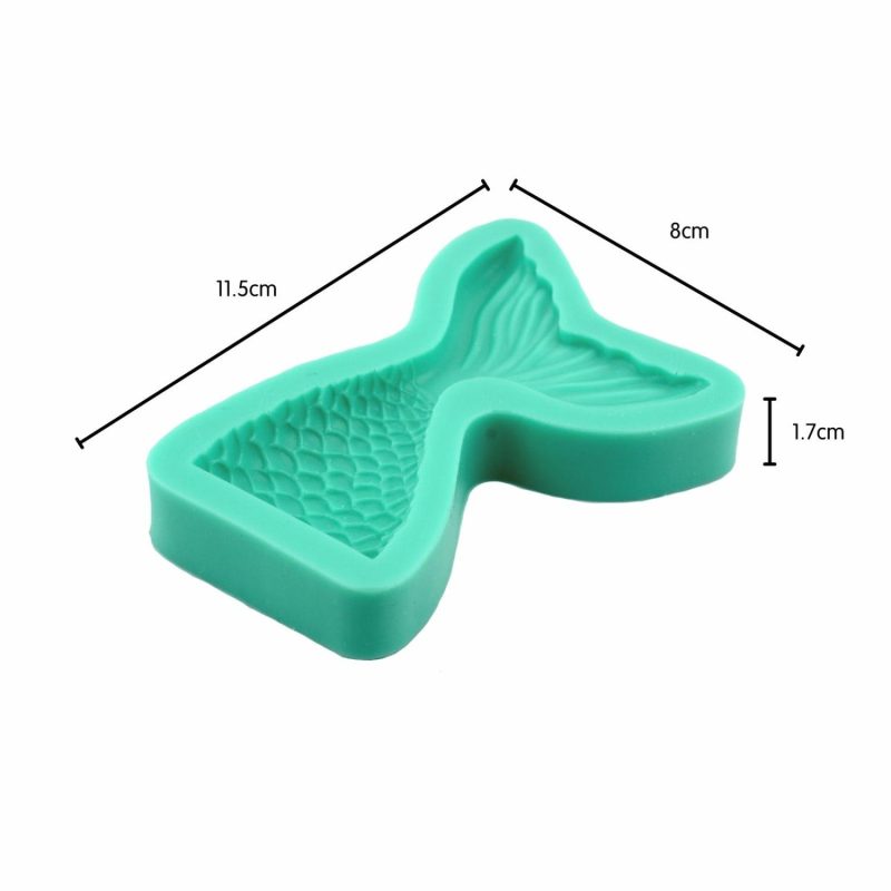 Chocolate Making | Mermaid Tail Silicone Mould 10Cm Baking & Cake Decorating Chocolate Making