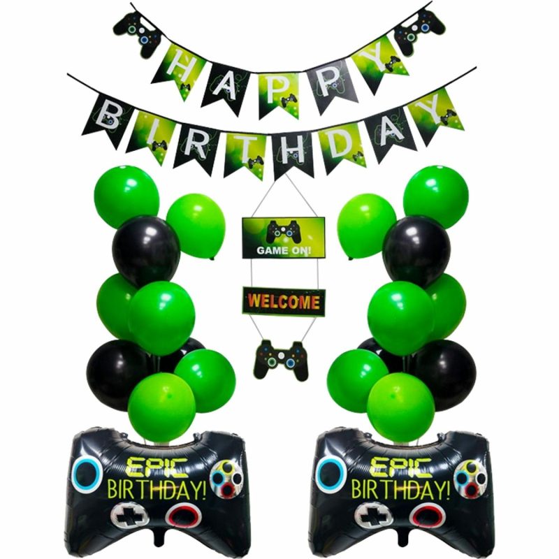 Bouquets, Garlands & Kits | Happy Birthday Gamer Party Balloon Decorating Kit Balloons Bouquets, Garlands & Kits