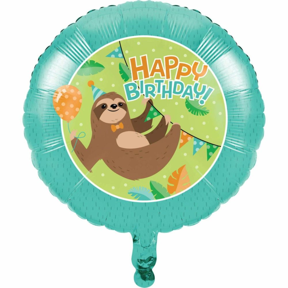 Foil Balloons | Sloth Party Helium Balloon Balloons Foil Balloons