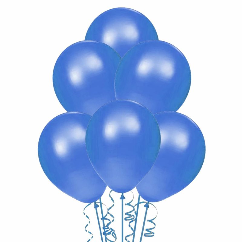 Latex Balloons | Royal Blue Party Balloons 25Cm (Pack Of 15) Balloons Latex Balloons