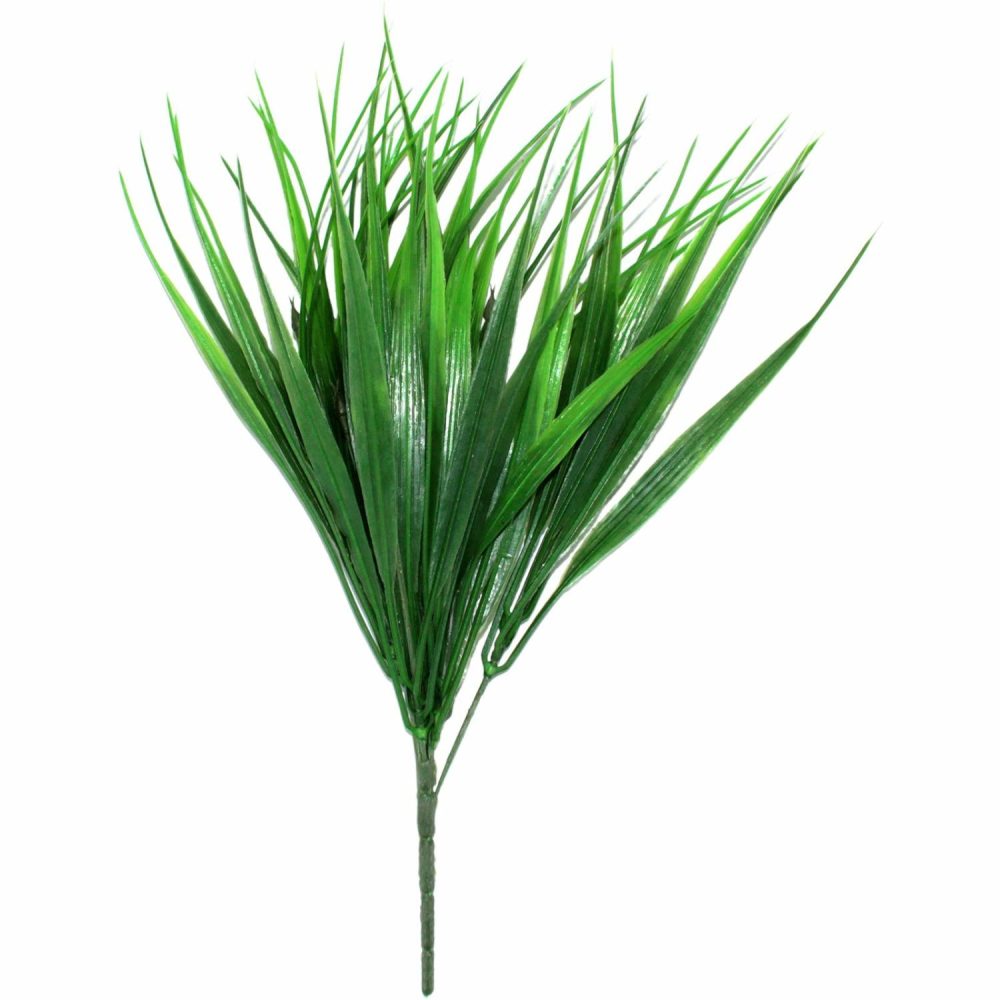 Artificial Plants & Flowers | Artificial Green Flax Grass (1 Bunch)