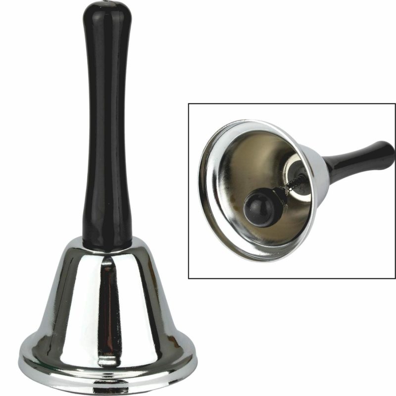 Kitchen Accessories | Silver Santa Claus Hand Bell 13Cm Catering & Kitchen Kitchen Accessories